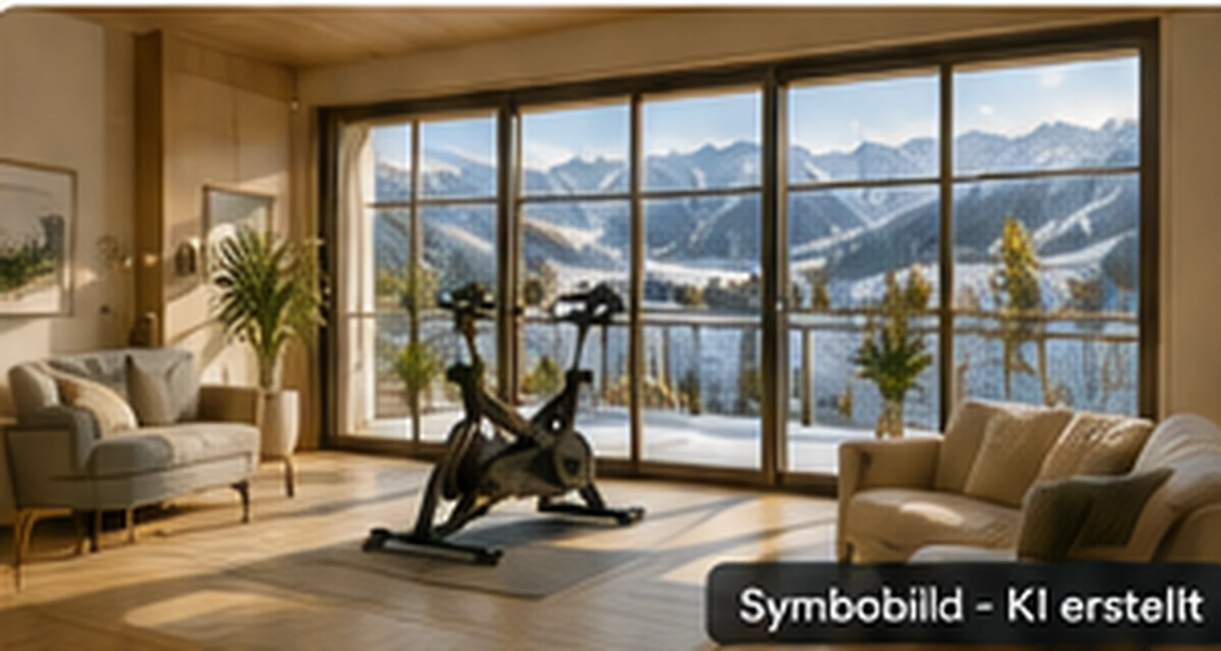 Helle Ferienwohnung in einem bayerischen Skigebiet